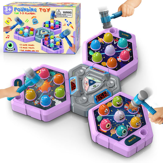 WAYKEE Whack Mole game play area for focused family fun