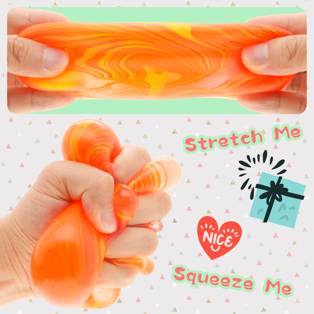 Wazibo orange camo design 2.2 inch cube easy for kids to grip