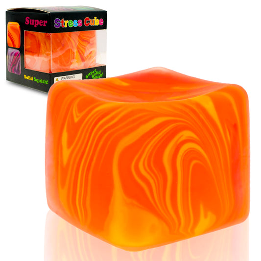 Wazibo slow rising stress cube with dough texture for calming tactile play