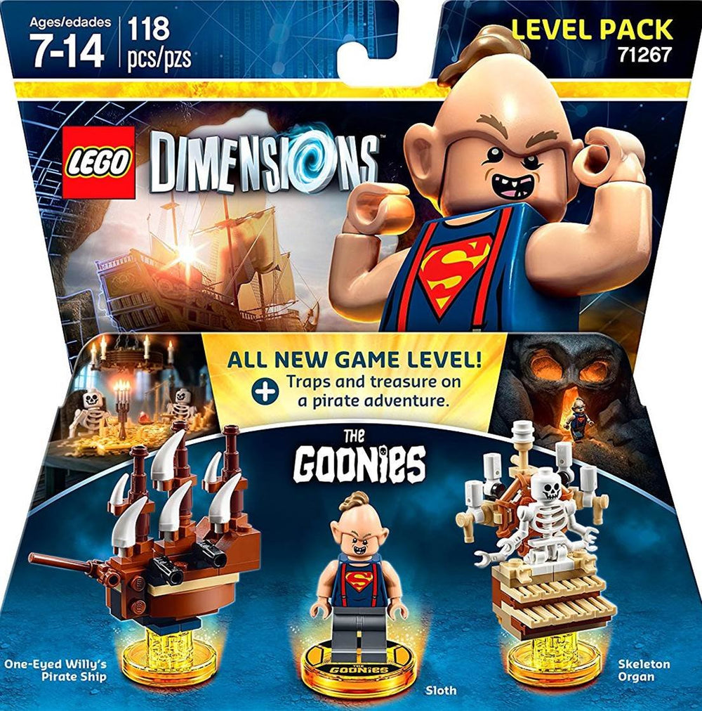 WB LEGO Dimensions Goonies Sloth smash-wall action for imaginative play.