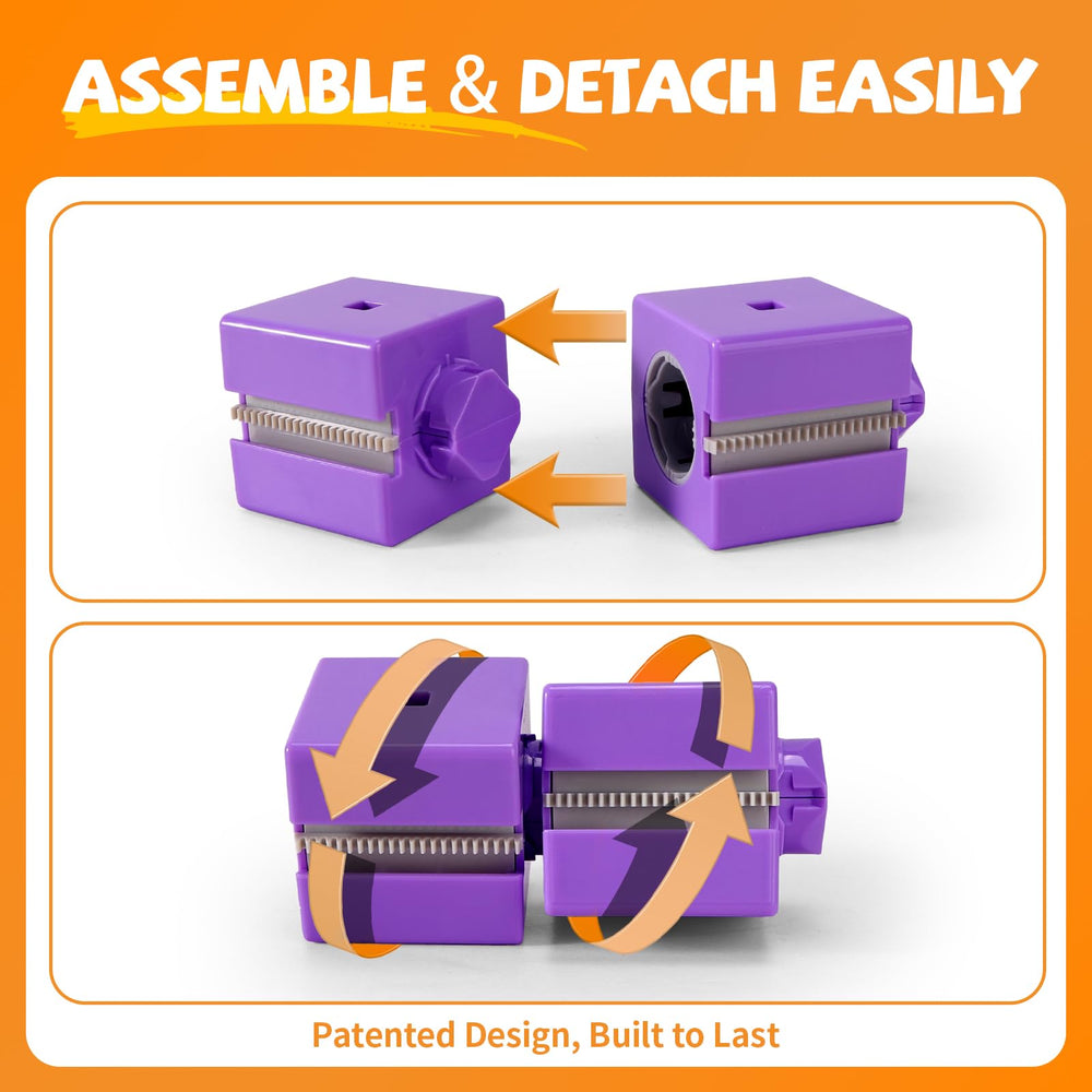 Wdebay Klick Rail showcases 360-degree movement for versatile play.