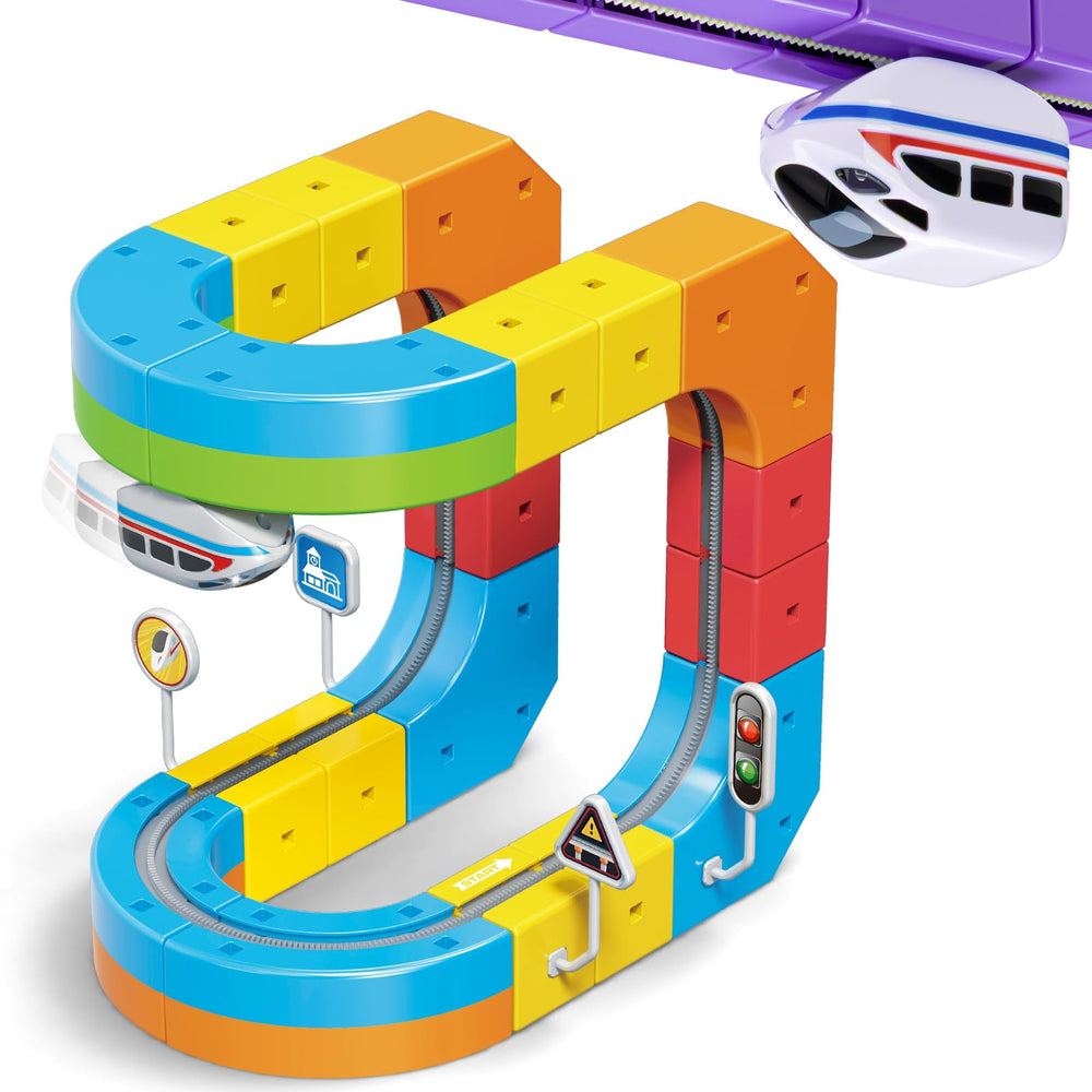 Wdebay Klick Rail train bridge enables elevated, imaginative layouts.