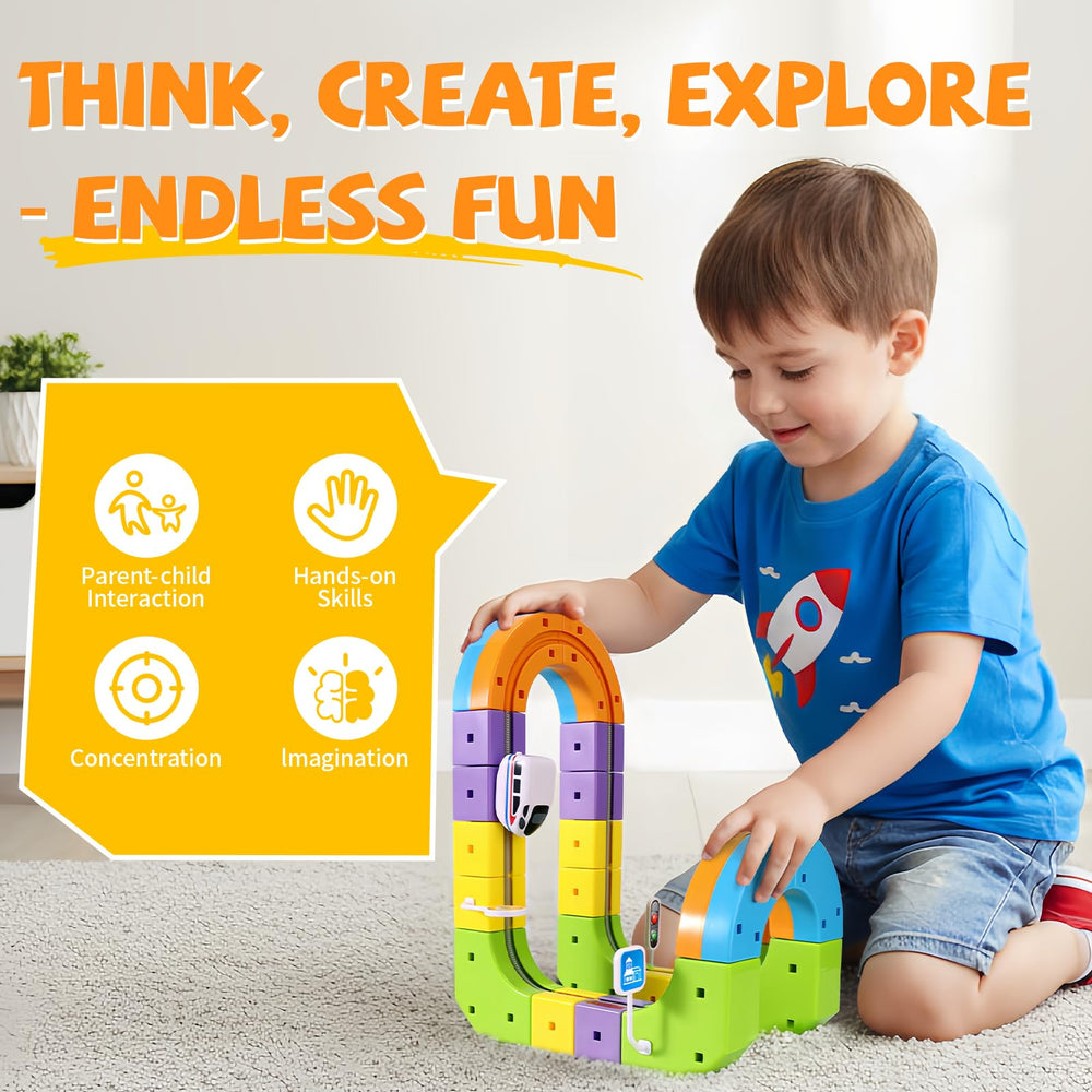 Wdebay Klick Rail under-track loop adds surprising twists to play sessions.