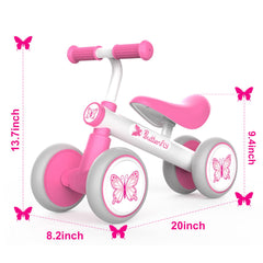 Wdmiya Balance Bike silence wheels promote smooth, quiet rides indoors and outdoors