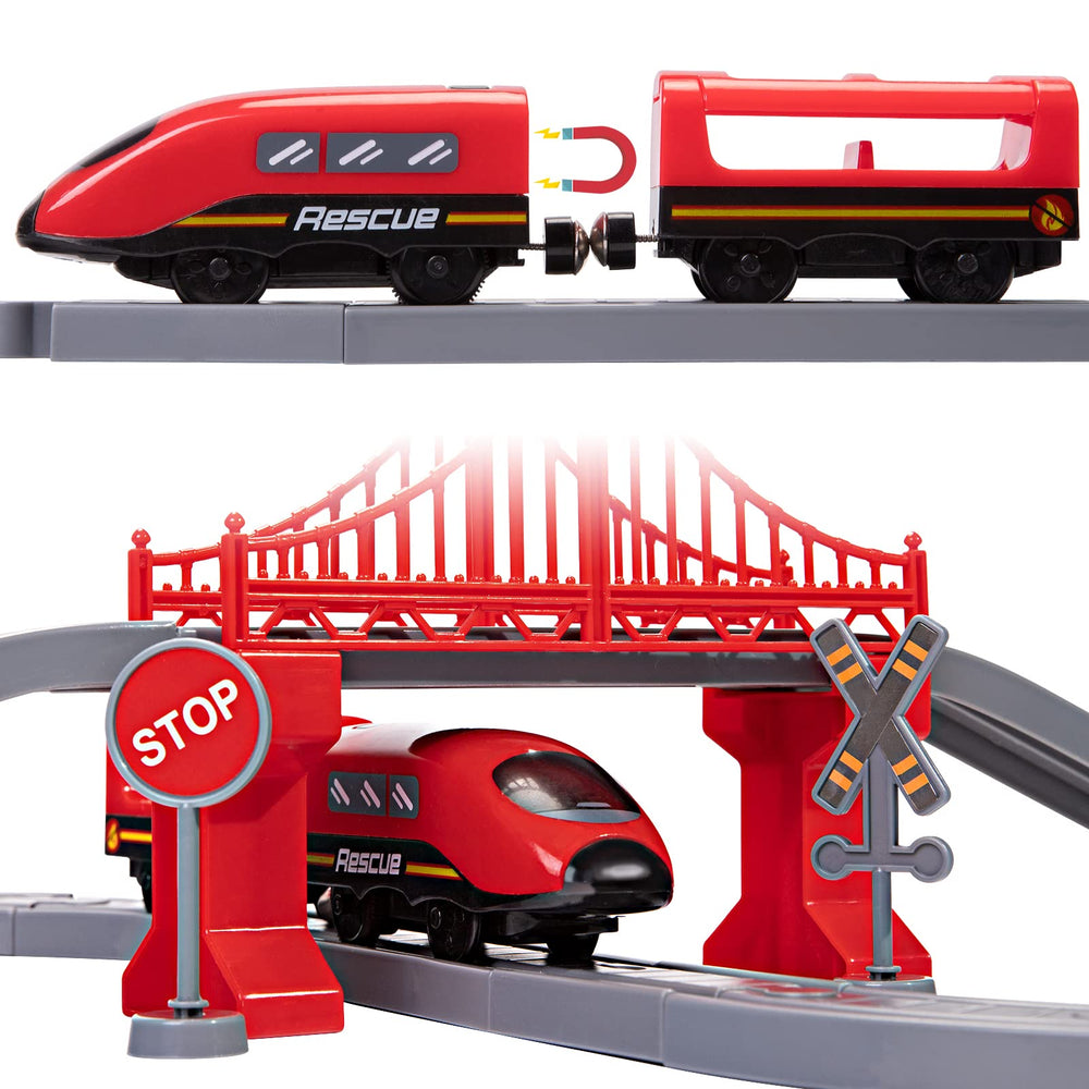 Wdmiya battery-operated train engine delivers real moving action for engaging storytelling.