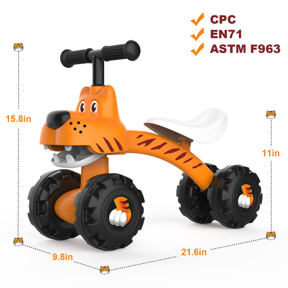 Wdmiya Tiger balance bike in box ready for gifting or new adventures