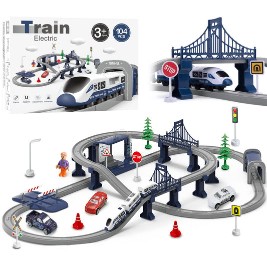 Wdmiya deluxe train on colorful tracks sparks imagination and playtime