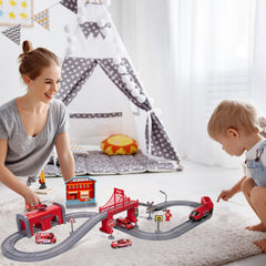 Wdmiya tunnel and bridges track section enables dynamic crossing scenes for kids.