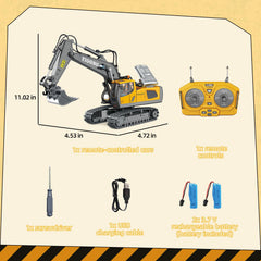 Wdsexual 1/24 scale bulldozer adds realistic size to playtime.