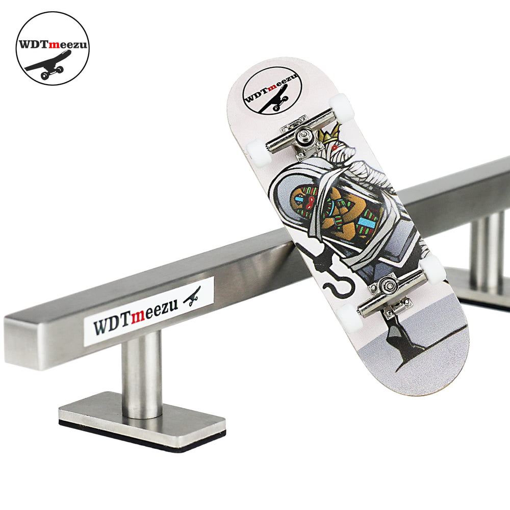 WDTMEEZU bearing wheels spin smoothly for realistic mini skating.