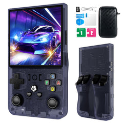 WDYQJE R36MAX front view for portable retro gaming on the go.