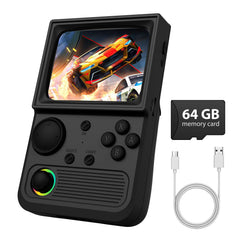 WDYQJE R36T with RGB-lit joystick for immersive retro control sessions.
