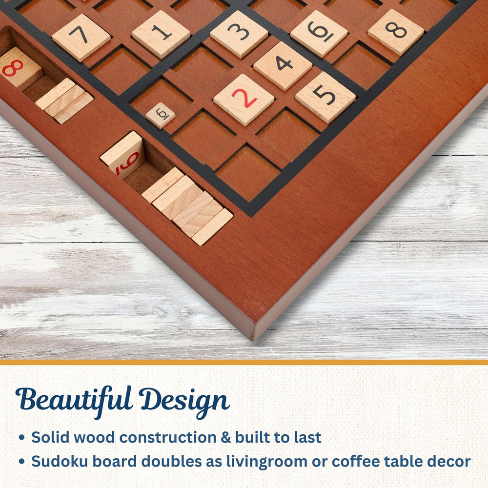 WE Games durable natural wood tiles for lasting family fun