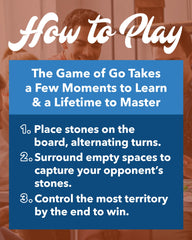 WE Games Go stones black and white ready for authentic gameplay