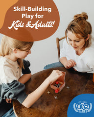 WE Games wooden keepsake box with magnetic closure for secure storage.
