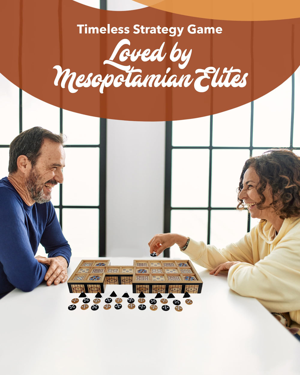WE Games UR on a coffee table for family game nights.