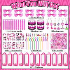 We1stdsee 132pcs pink straws ideal for festive drinks.