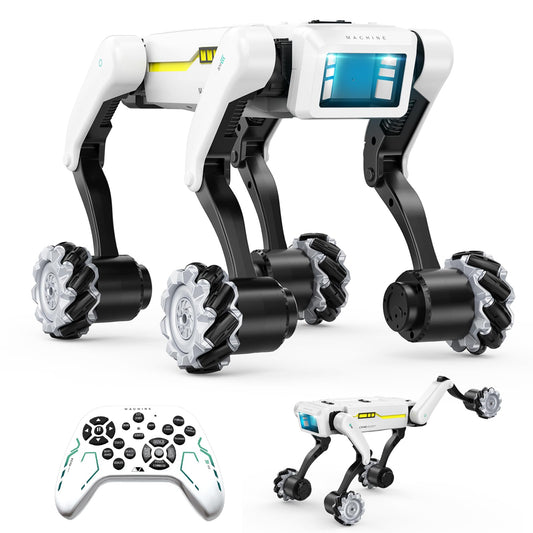 WEACFUS Smart Robot Dog demonstrates dynamic movements for engaging play.