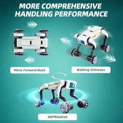 WEACFUS Smart Robot Dog long-lasting battery for longer play sessions.