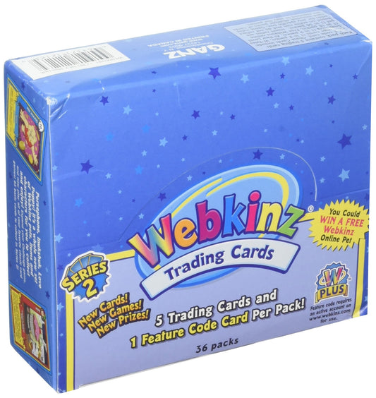 Webkinz Series 2 box front view, ideal for collectors and trading among fans.
