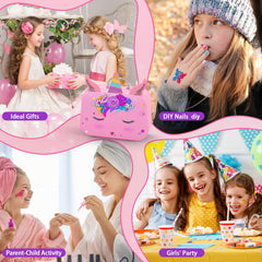 Websonaw kids nail kit includes toe separator, file, pliers, and brushes for versatile DIY.