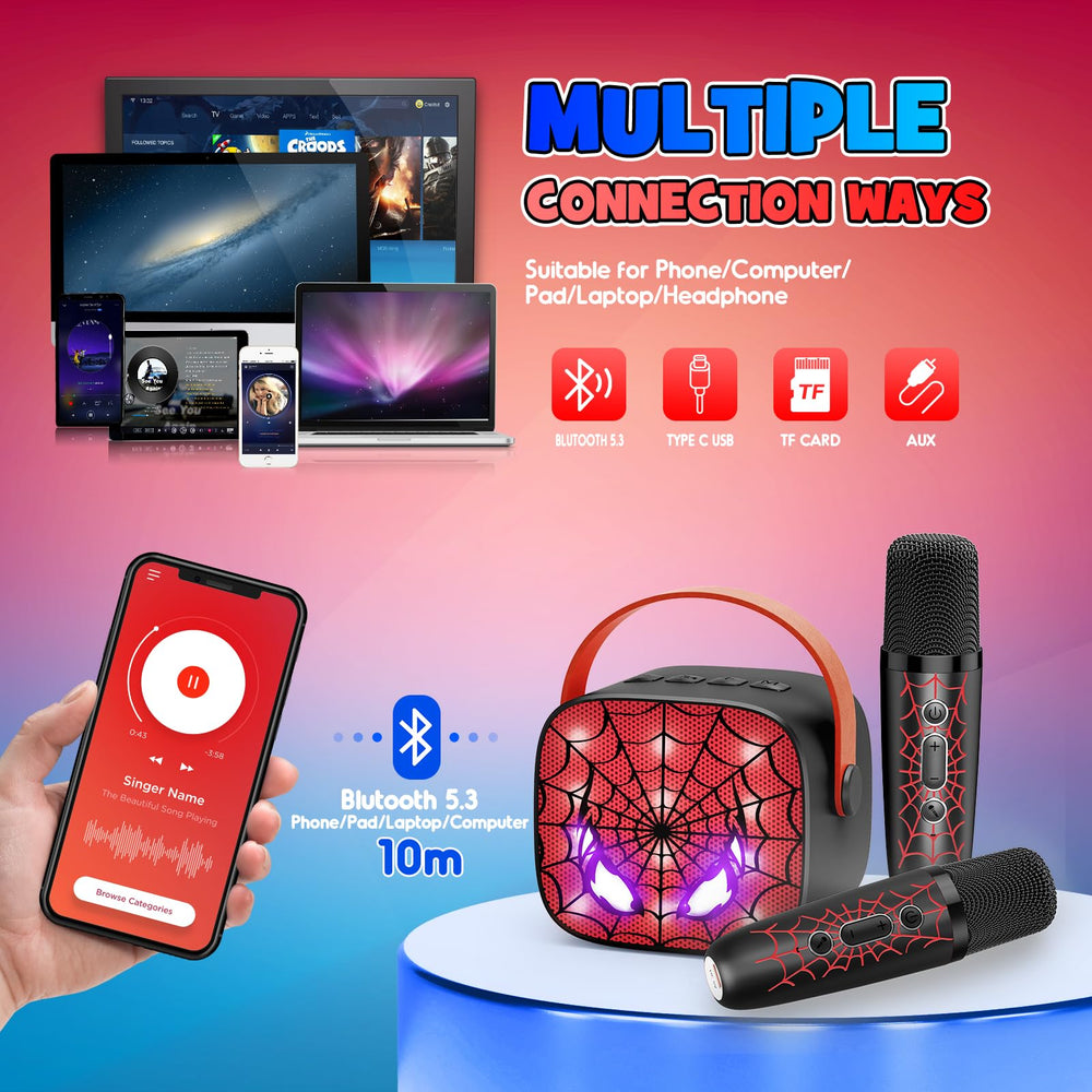 Webspidee Bluetooth 5.3 connectivity for easy device pairing