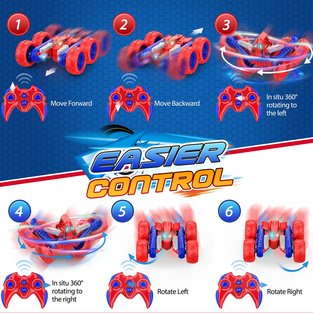 Webspidee durable ABS plastic chassis for rough outdoor fun.