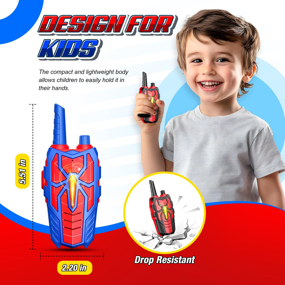 Webspidee anti-fall ABS body withstands drops up to five feet during adventures