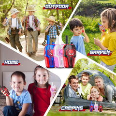 Webspidee compact lightweight walkie talkies for outdoor adventures.