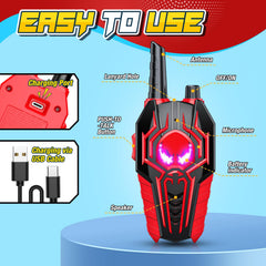 Webspidee easy-use buttons designed for kids aged 3 and up.
