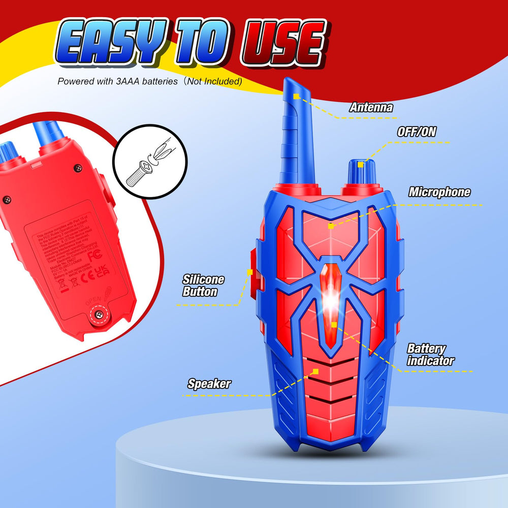Webspidee walkie talkie gift box-ready packaging for holidays