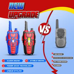 Webspidee walkie talkie easy-to-use push-to-talk for kids ages 3+