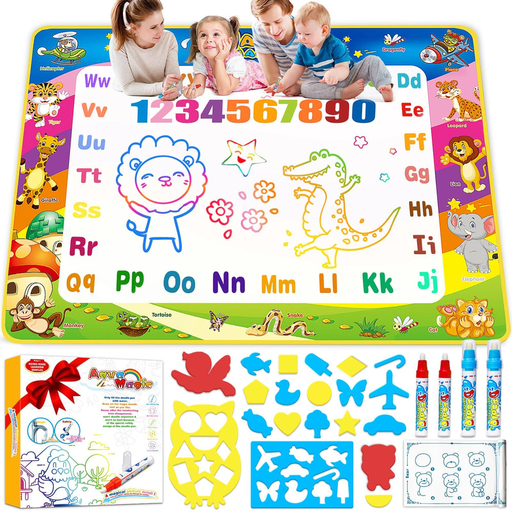 Wedopro Toddler Water Doodle Mat 40x30—spacious, mess-free art time.