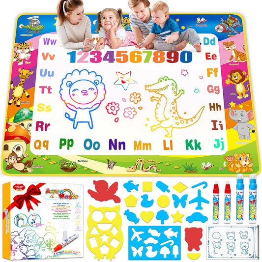 Wedopro Toddler Water Doodle Mat 40x30—spacious, mess-free art time.