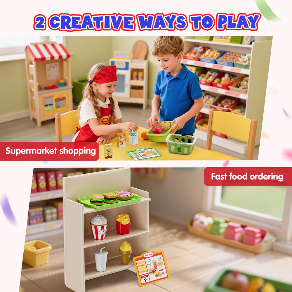 Wee Wonders set with 16 play banknotes inspires math-inspired role play.