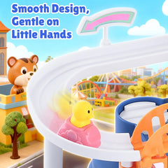 WeeHomm battery-free track offers hassle-free fun for preschoolers.