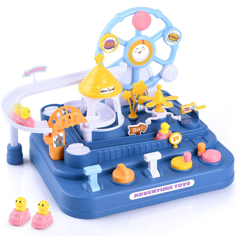 WeeHomm Christmas race track for toddlers enhances motor skills and coordination.