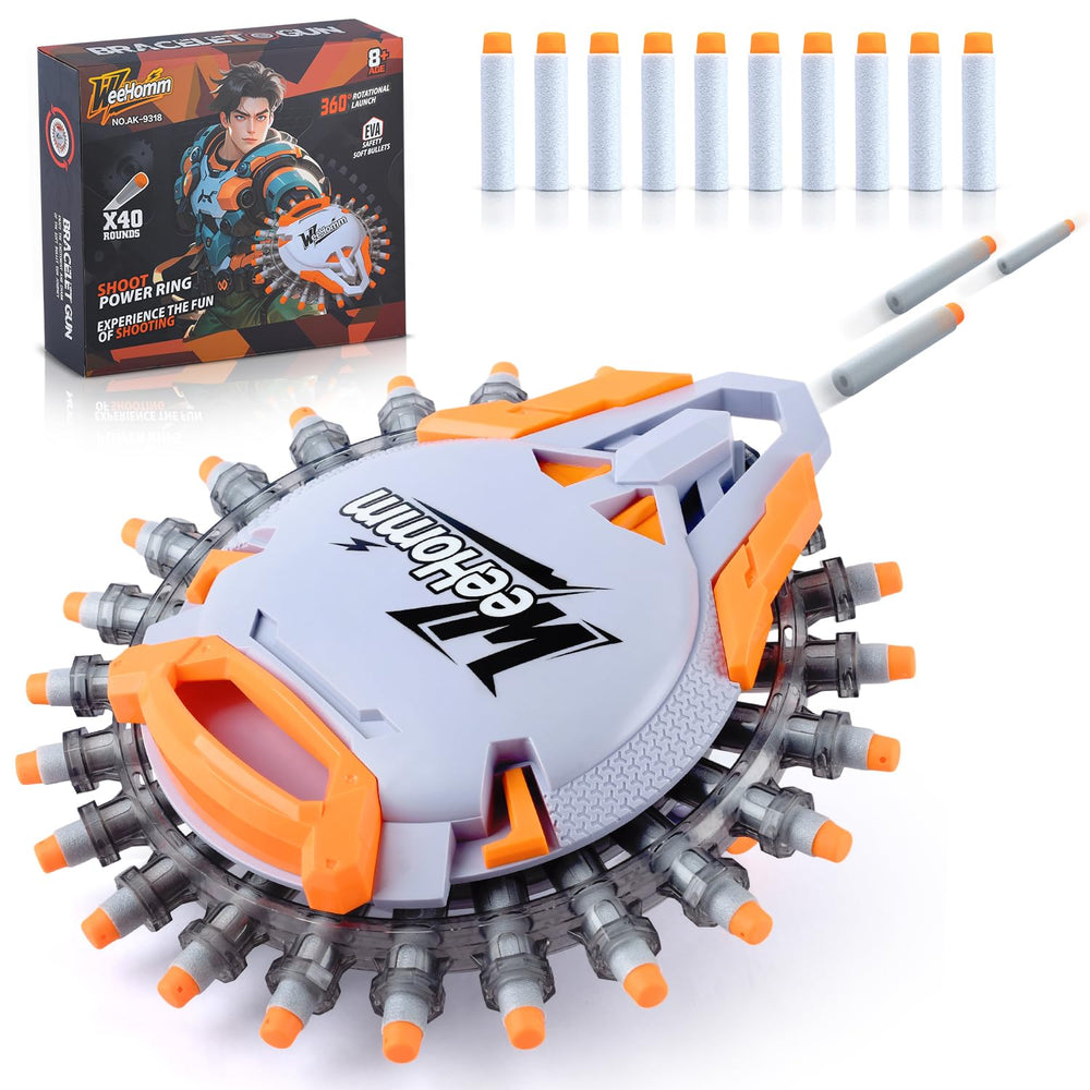 WeeHomm foam blaster set with darts for outdoor play and group fun