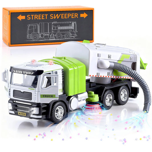 WeeHomm garbage truck toy with lights and sounds for lively pretend play.