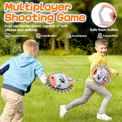 WeeHomm kids playing outdoors with collaborative shooting games