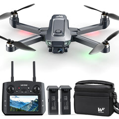 WeFone WF33 4K camera captures crisp aerial footage for landscapes and memories.