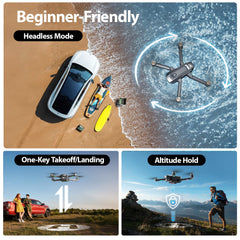 WeFone auto takeoff and landing simplify starting flights for newcomers.