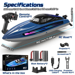 WeFone WF17 blue boat suitable for family fun and races.