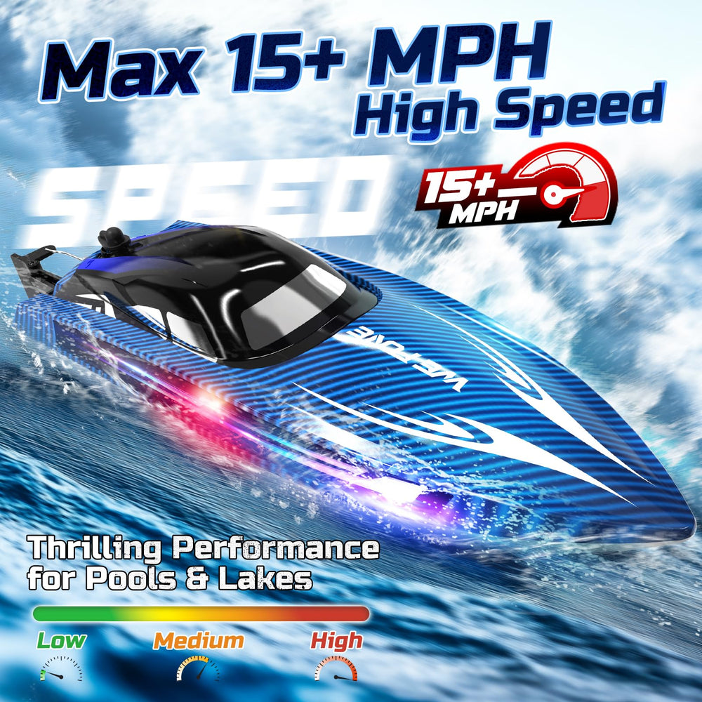 WeFone WF17 2.4 GHz remote control for smooth handling.