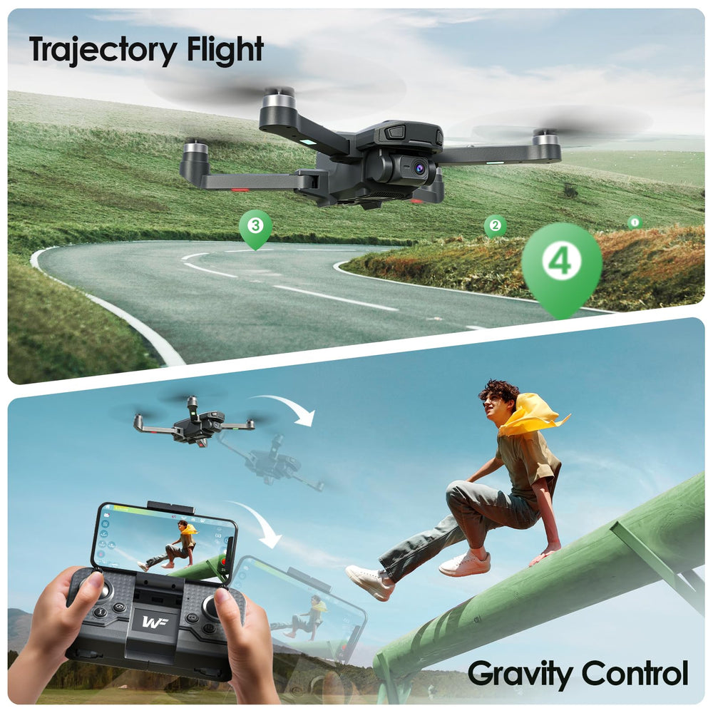 WeFone WF20 extended flight time with two batteries