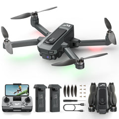 WeFone WF20 foldable drone top view for portable capture on the go