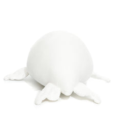 WEIGEDU White Baby Seal Plush Pillow travel-friendly for on-the-go comfort.