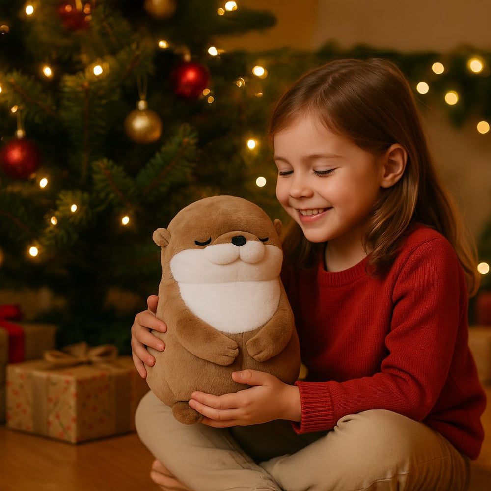 WEIGEDU otter stuffed animal encourages imaginative play and exploration