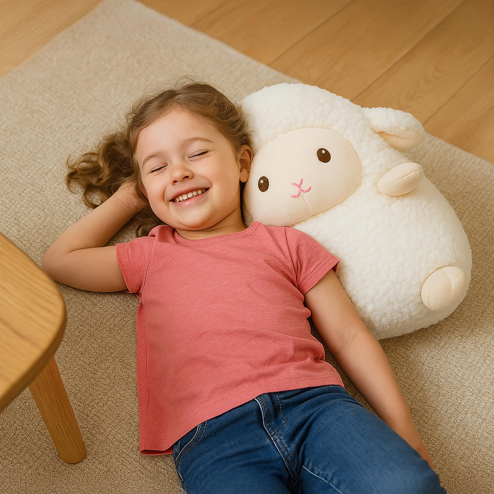 WEIGEDU plush toy with easy-clean design for quick cleanups.