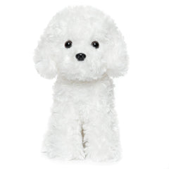 WEIGEDU White Toy Poodle baby-friendly design supports gentle play